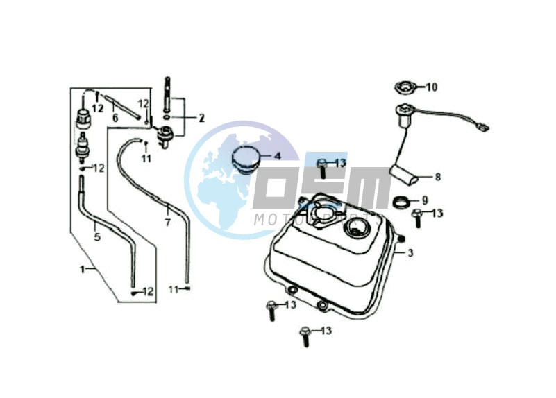 FUEL TANK - FUEL CUT