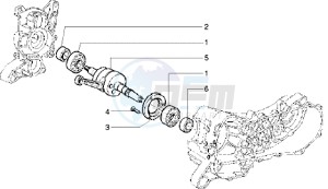 ET4 125 drawing Crankshaft