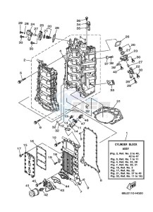 F350AETX drawing CYLINDER--CRANKCASE-1