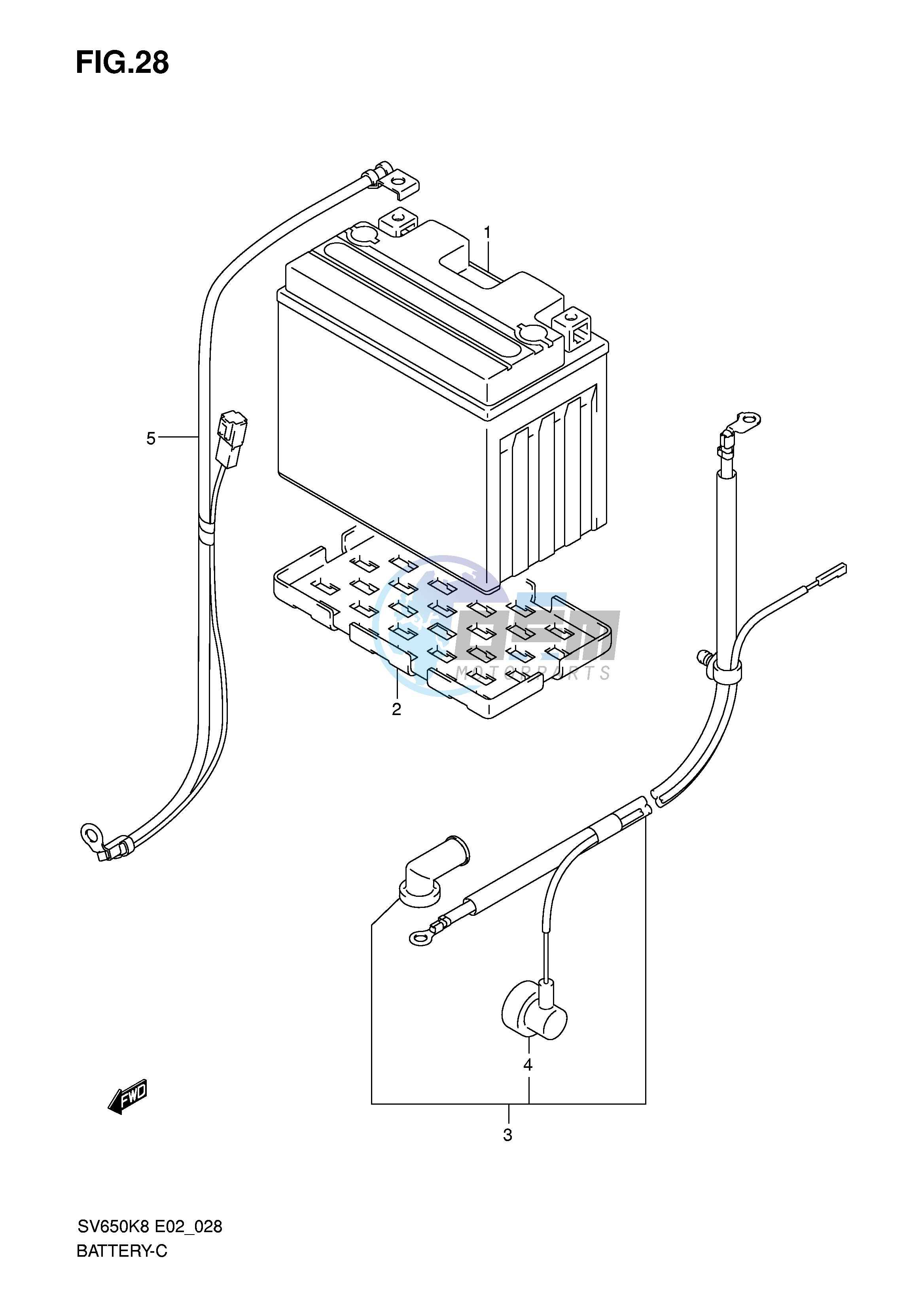 BATTERY (FOR SV650A SV650UA SV650SA SV650SUA ASU)