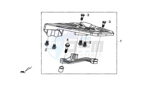 JOYMAX 125 I ABS drawing LUGGAGE RACK