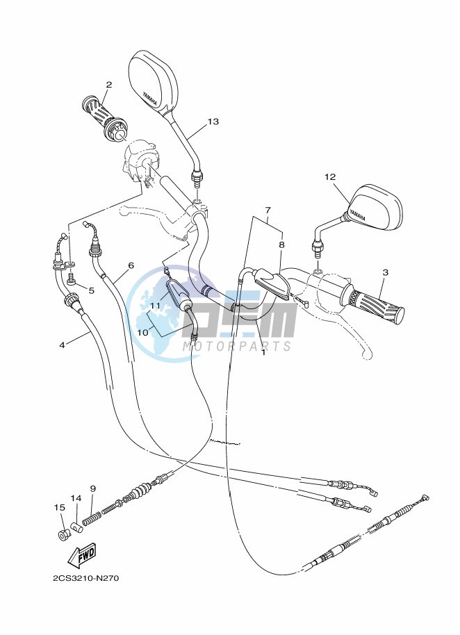 STEERING HANDLE & CABLE