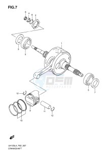 UH125 BURGMAN EU drawing CRANKSHAFT