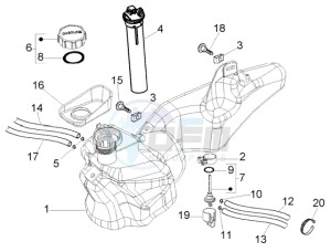 Liberty 200 Leader RST drawing Fuel Tank