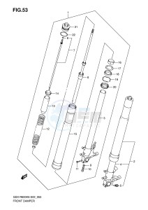 GSX-R600 (E2) drawing FRONT DAMPER