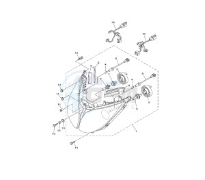 XP T-MAX ABS SV 500 drawing HEADLIGHT