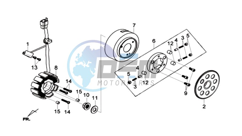 FLYWHEEL - STATOR