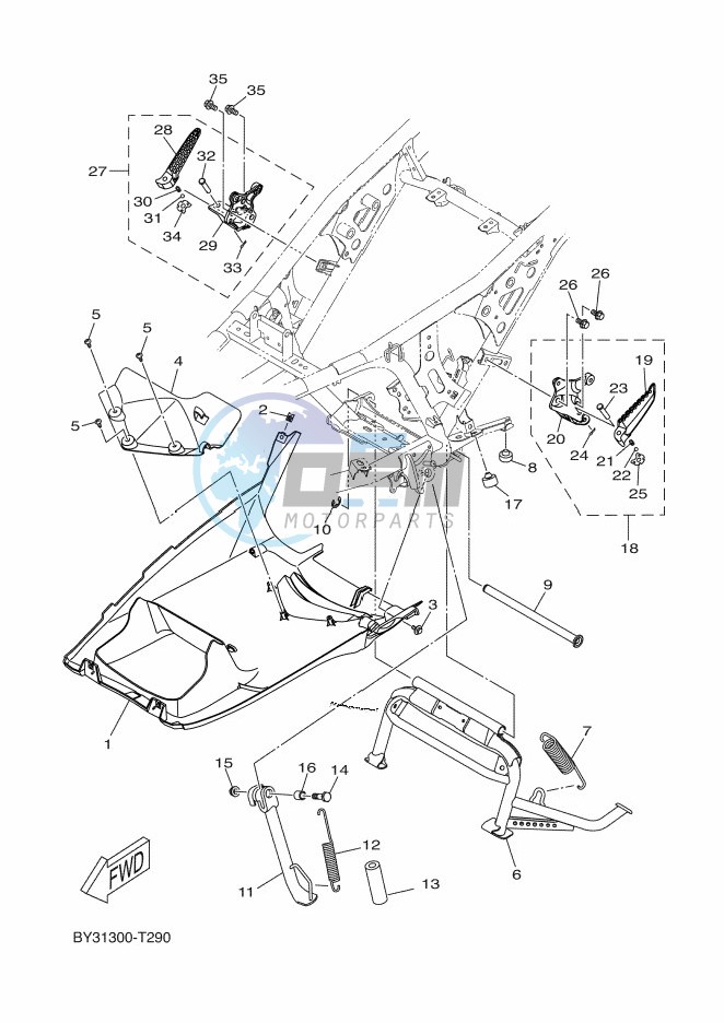 STAND & FOOTREST