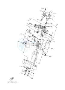 MT07 MT-07 700 (1WSH 1WSJ) drawing STEERING