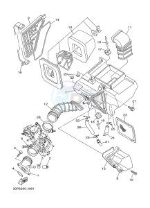 TT-R125 TT-R125LWE (2PT3) drawing INTAKE