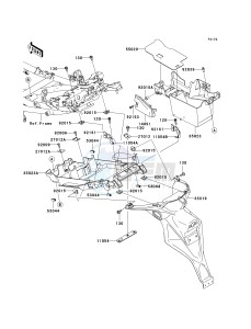 KLE 650 A [VERSYS EUROPEAN] (A7F-A8F) A8F drawing REAR FENDER-- S- -