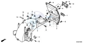 GL18009 Europe Direct - (ED / AB NAV) drawing REAR FENDER