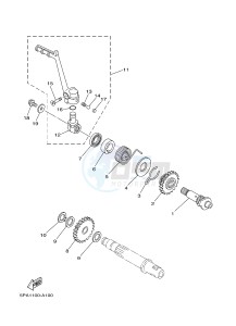 YZ85LW (1SNA 1SNC 1SPA 1SPC) drawing STARTER