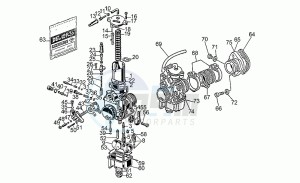 GT 1000 drawing Carburettors 1991-d