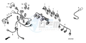 CBR1000RRA Korea - (KO) drawing SUB HARNESS (CBR1000RR)