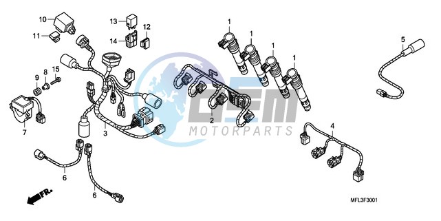 SUB HARNESS (CBR1000RR)