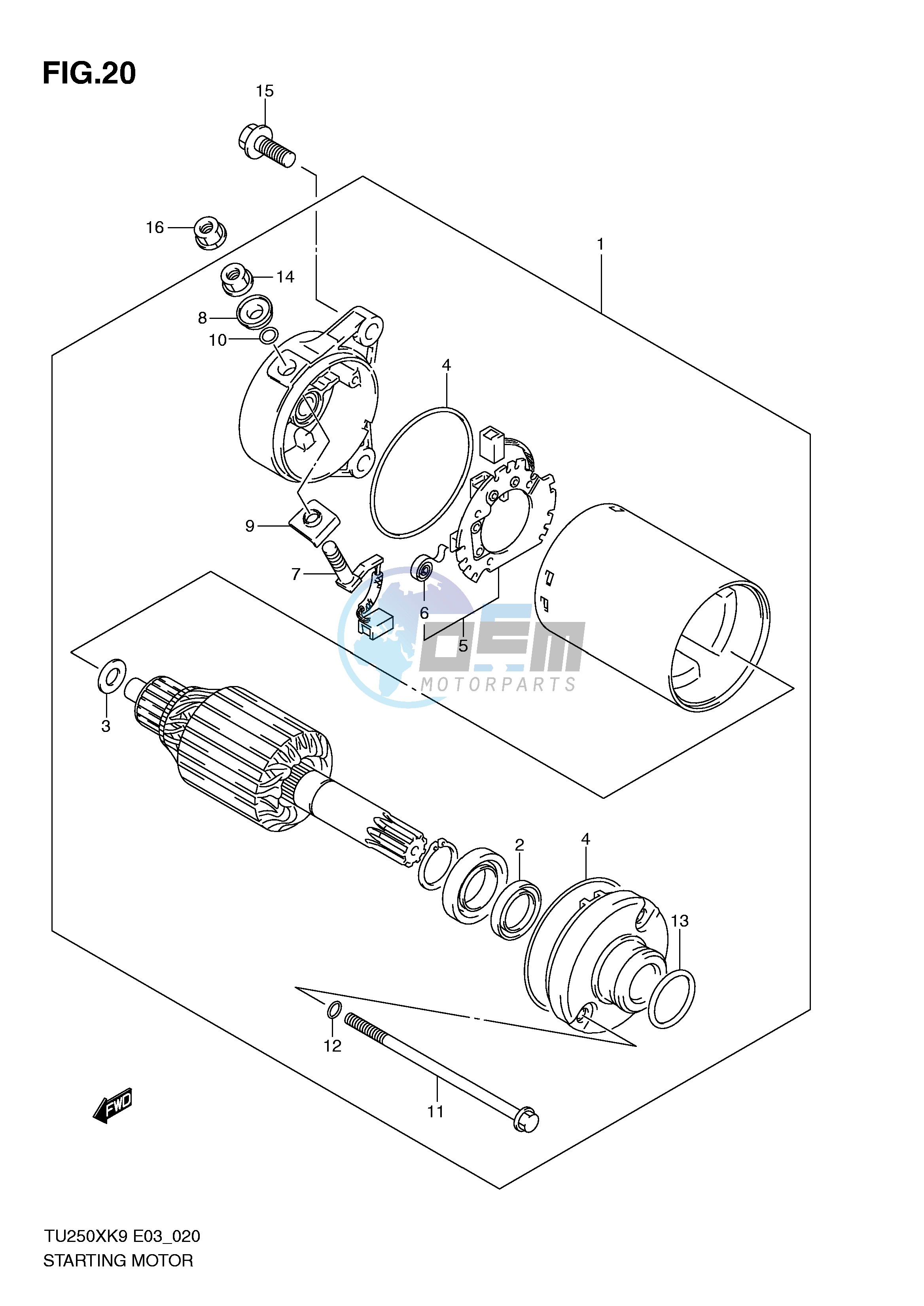 STARTING MOTOR