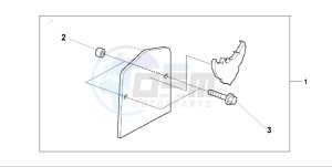 VT750CD3 drawing BACKREST PLATE