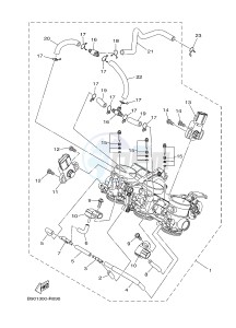 MTM850 MTM-850 XSR900 (B906) drawing INTAKE