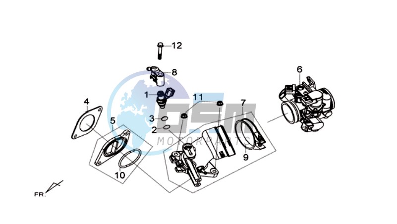 INLET /  FUEL INJECTOR /  THROTTLE VALVE