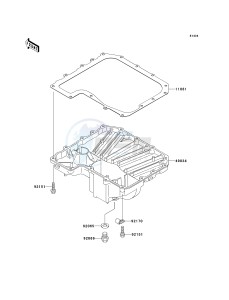 ZR 1000 A [Z1000] (A6F-A6F) A6F drawing OIL PAN