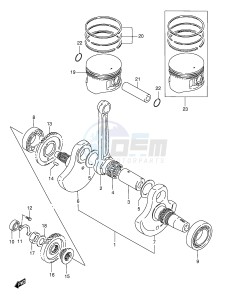 LS650 (E3-E28) SAVAGE drawing CRANKSHAFT