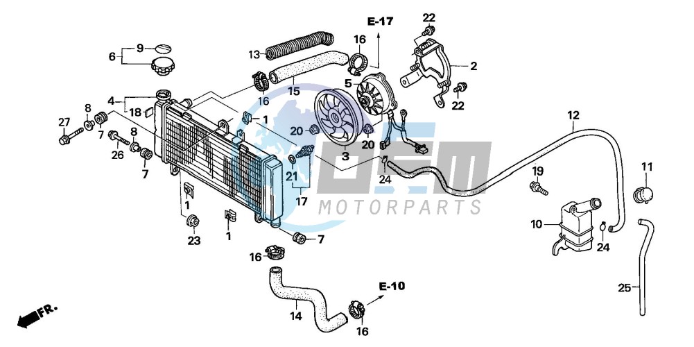 RADIATOR (CBF600S6/SA6)