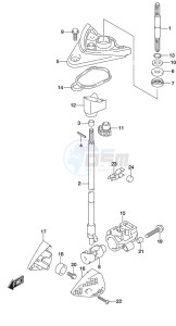 DF 250AP drawing Clutch Rod