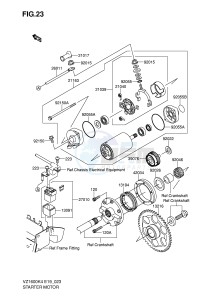 VZ1600 (E19) drawing STARTER MOTOR