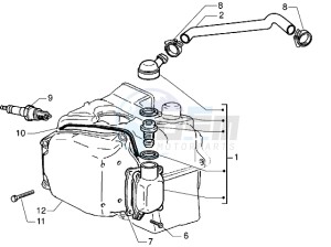 X9 125 drawing Oil drain valve