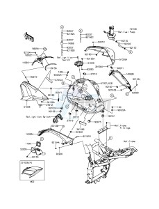 Z800 ZR800CGF UF (UK FA) XX (EU ME A(FRICA) drawing Fuel Tank