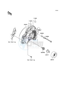 ER-6n ABS ER650B7F GB XX (EU ME A(FRICA) drawing Headlight(s)