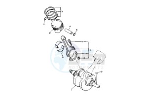 XV VIRAGO 535 drawing CRANKSHAFT PISTON