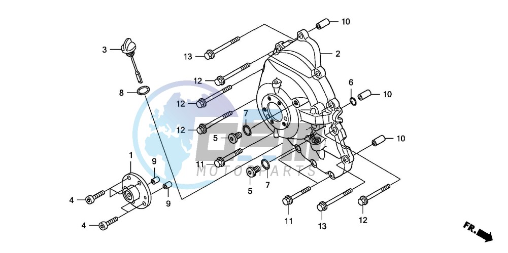 RIGHT CRANKCASE COVER