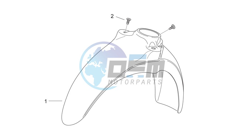 Front body VI - Front mudguard