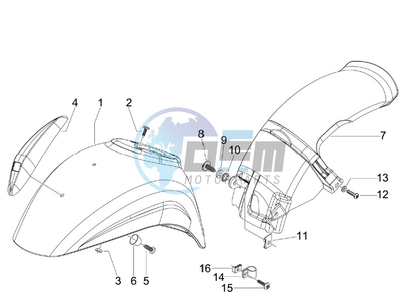 Wheel housing - Mudguard