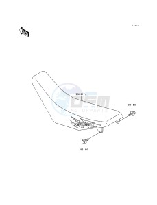 KX 250 K [KX250] (K2) [KX250] drawing SEAT