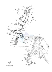 XP500A T-MAX 530 (59C9) drawing STEERING