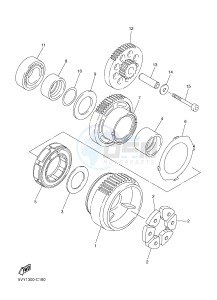 FZ8-N ABS 800 FZ8 (NAKED, ABS) (59P6) drawing STARTER