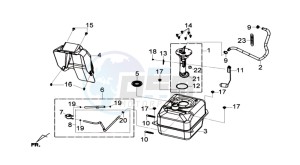 GTS 125I ABS drawing FUEL TANK - FUEL CUT