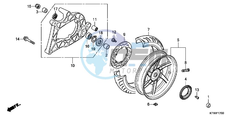 REAR WHEEL/SWINGARM