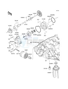 ZX 600 N [NINJA ZX-6RR] (6F) N6F drawing OIL PUMP_OIL FILTER