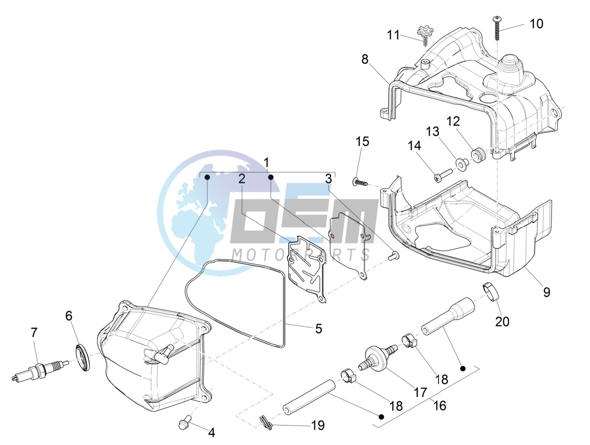 Cylinder head cover