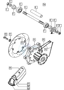 REVIVAL_TS_25-45kmh_K3-K7 50 drawing Front wheel hub