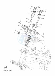 MT-03 MTN320-A (B6W6) drawing STEERING