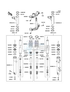 W800 EJ800ABF GB XX (EU ME A(FRICA) drawing Front Fork