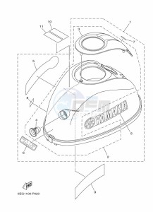 F2-5BMHL drawing FAIRING-UPPER