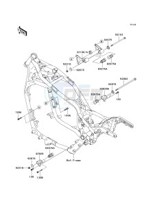 VN 1500 B [VULCAN 88 SE] (B1-B3) N8FA drawing ENGINE MOUNT