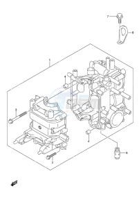 DF 9.9B drawing Cylinder Block