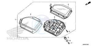 CBR1000RRF Fireblade - CBR1000RR 2ED - (2ED) drawing METER